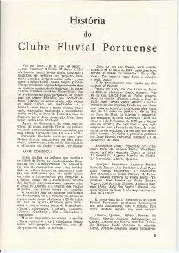 Hist&oacute;ria do Clube Fluvial Portuense