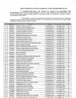 edital de reativa&ccedil;&atilde;o de pagamento n&deg; 87`de 01 de dezembro de 2014