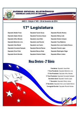 ANO II &ndash; Edi&ccedil;&atilde;o n&ordm; 403 &ndash; 26 de fevereiro de 2014