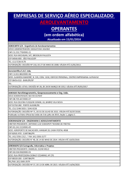 Aerolevantamento