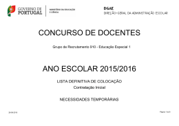 Coloca&ccedil;&atilde;o