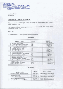 Page 1 EXCMO. CONCELLO DE RIBADEO Secretarie Kerel. Der