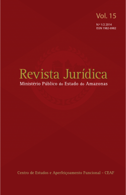 revista juridica 20151.indb - Minist&eacute;rio P&uacute;blico do Estado do