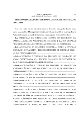 Acta Sess&atilde;o 2013-02-28 - C&acirc;mara Municipal de Santar&eacute;m