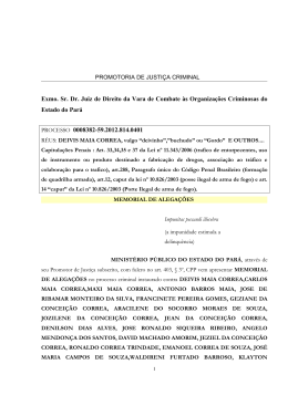 INQU&Eacute;RITO POLICIAL 30/2000 - Minist&eacute;rio P&uacute;blico do Estado do Par&aacute;