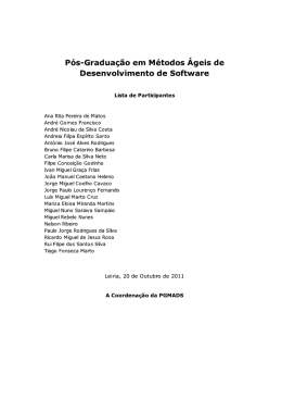 PGMADS - Lista Oficial de Participantes