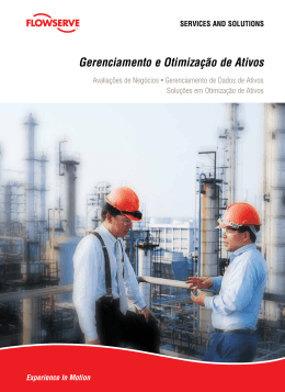 Gerenciamento e Otimiza&ccedil;&atilde;o de Ativos