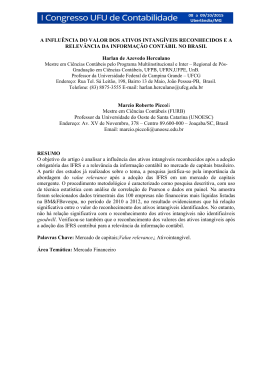 4-3115 A Influ&ecirc;ncia do Valor dos Ativos Intang&iacute;veis