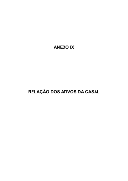 Anexo_IX_RELA&Ccedil;&Atilde;O DOS ATIVOS DA CASAL