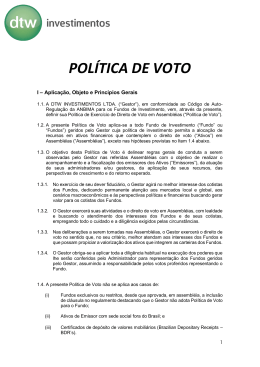 POL&Iacute;TICA DE VOTO