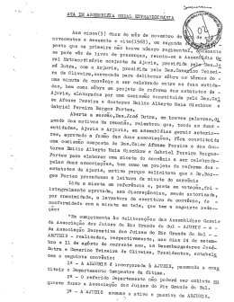 Extin&ccedil;&atilde;o da ARJURIS