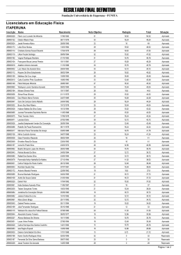 RESULTADO FINAL DEFINITIVO