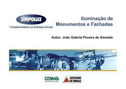 Ilumina&ccedil;&atilde;o de Monumentos e Fachadas