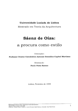 a procura como estilo