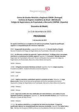 Programação completa