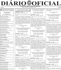 Di&aacute;rio Oficial 30/08/13 (Especial)