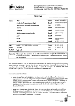 rc*- - - Câmara Municipal de Oeiras
