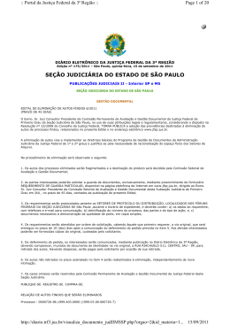 edital n&ordm; 006 - disponibilizado em 15/09/2011