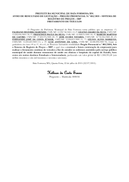 H&aacute;lison da Costa Sousa - Prefeitura Municipal de Ba&iacute;a Formosa/RN