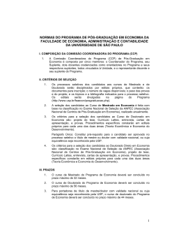 1 normas do programa de p&oacute;s-gradua&ccedil;&atilde;o em economia da