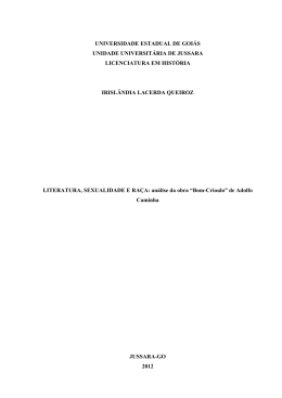an&aacute;lise da obra &ldquo;Bom &ndash; Crioulo&rdquo;