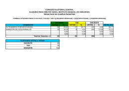 tabela de apuração - campus parintins