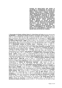 Acordo de Resultados 2007