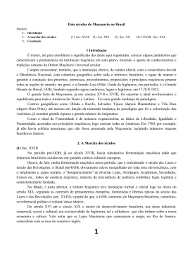 200 anos do surgimento da ma&ccedil;onaria no brasil