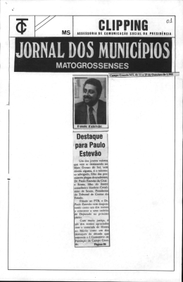 Jornal Dos Municipios - TCE