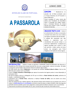 PASSAROLA JUN09 - Interline Club de Portugal