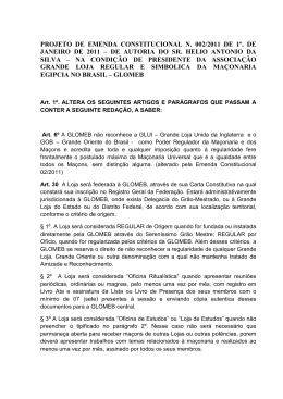 PROJETO DE EMENDA CONSTITUCIONAL N 0022011
