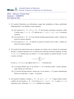 Gabarito - Profmat