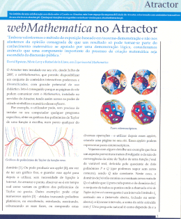 webMaihematica no Atractor