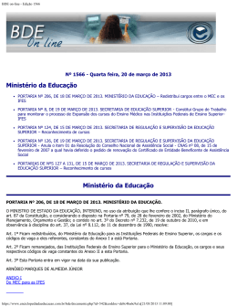 BDE on-line - Edição 1566