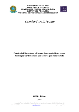 Camila Turati Pessoa - RI UFU - Universidade Federal de Uberl&acirc;ndia