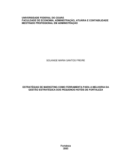 Estrat&eacute;gias de marketing como ferramenta para a melhoria