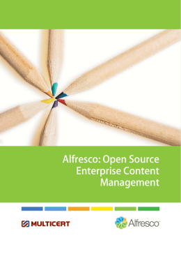 Alfresco: Open Source Enterprise Content Management