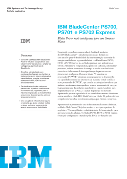 IBM BladeCenter PS700, PS701 e PS702 Express