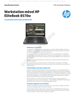 Pdf Workstation móvel HP EliteBook 8570w