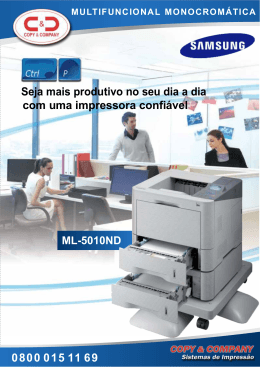 impressora laser monocromática ml-5010nd