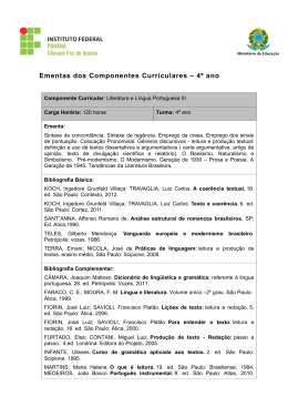 4&ordm; Ano - IFPR &ndash; Campus Foz do Igua&ccedil;u