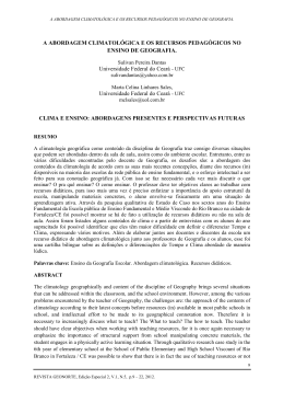 (A ABORDAGEM CLIMATOL&Oacute;GICA E OS RECURSOS