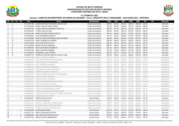 ESTADO DE MATO GROSSO UNIVERSIDADE DO ESTADO DE