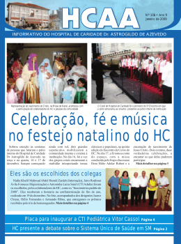 Celebração, fé e música no festejo natalino do HC