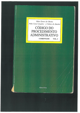 Código Procedimento Administrativo comentado Date: 1993 Authors