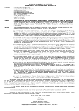 Processo Sancionador RJ2001/7749