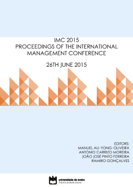 IMC 2015 International Management Conference