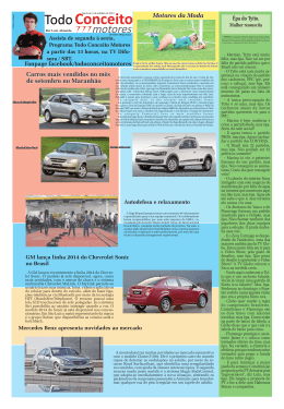 Carros mais vendidos no m&ecirc;s de setembro no