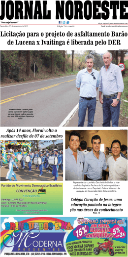 Edi&ccedil;&atilde;o 724 - Sexta-feira, 13 de Setembro de 2013