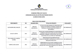 Resultado Preliminar